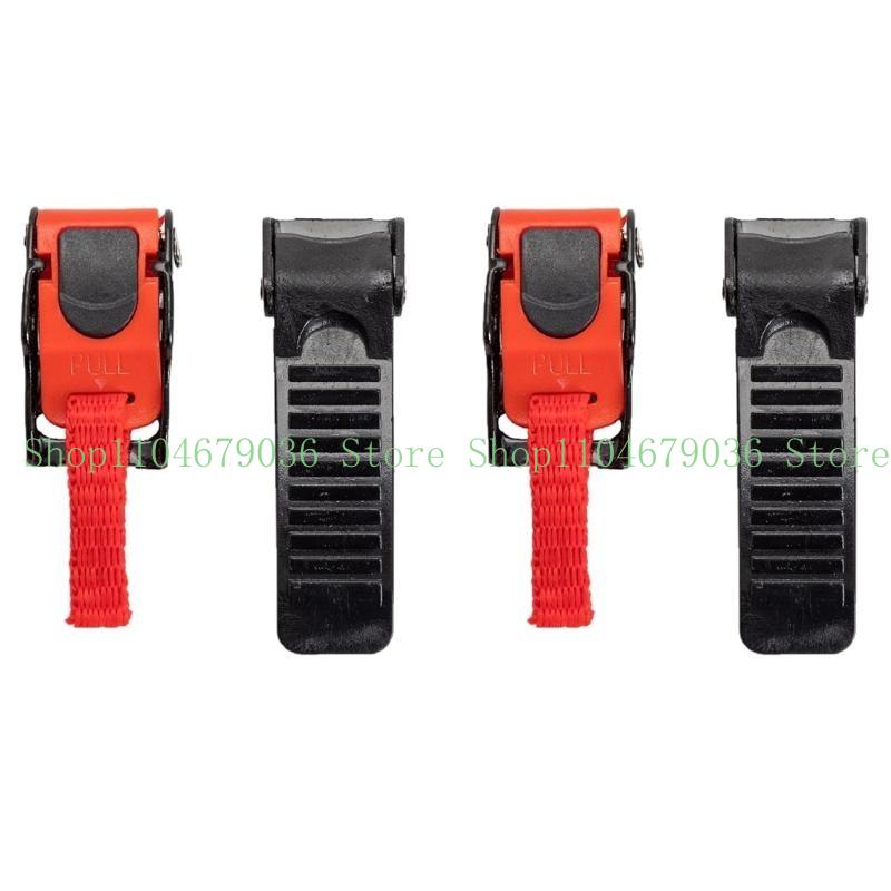 652F Motorcycle Helmet Plastics Pull Buckles ATV Bike Crash Helmet Clip Chin Strap