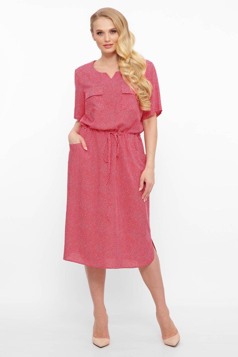 

Сукня з накладними кишенями Tatiana ЛАВ 6XL червоний