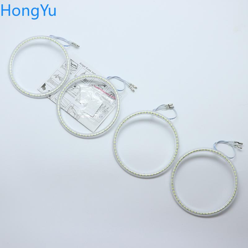 

Для Hyundai Santa Fe santafe 2007 - 2012 Надяскравий білий колір 3528 SMD світлодіодний комплект Angel Eyes денний ходовий вогонь DRL