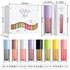 Colorful Chameleon Liquid Eyeshadow Set With Rainbow Glitter For Creative Makeup Looks