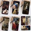 Johannes Vermeer Phone Case For Samsung Galaxy A34 A54 A14 A13 A23 A33 A53 A73 A52 A42 A32 A22 A12 A51 A71