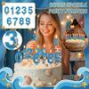 Fashion Cartoon Creative Birthday Candles Party Digital Candles