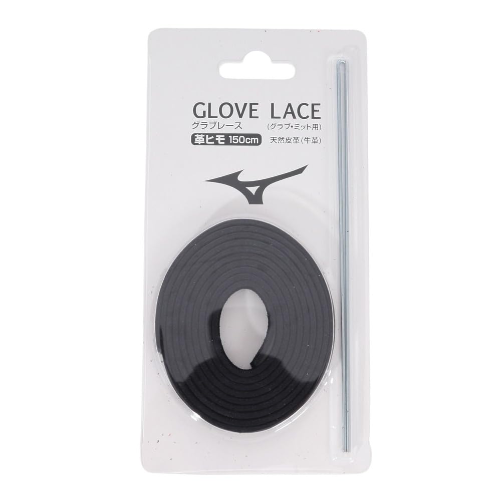 MIZUNO Glove Repair Leather Black Black Laces Core-Through Core-Through