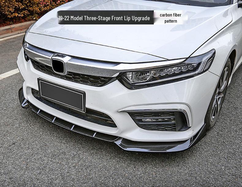Compatible with 19 Honda Inspire/Accord Models: Front Lip, Side Skirts, Rear & Top Spoilers, Louvers Body Kit.