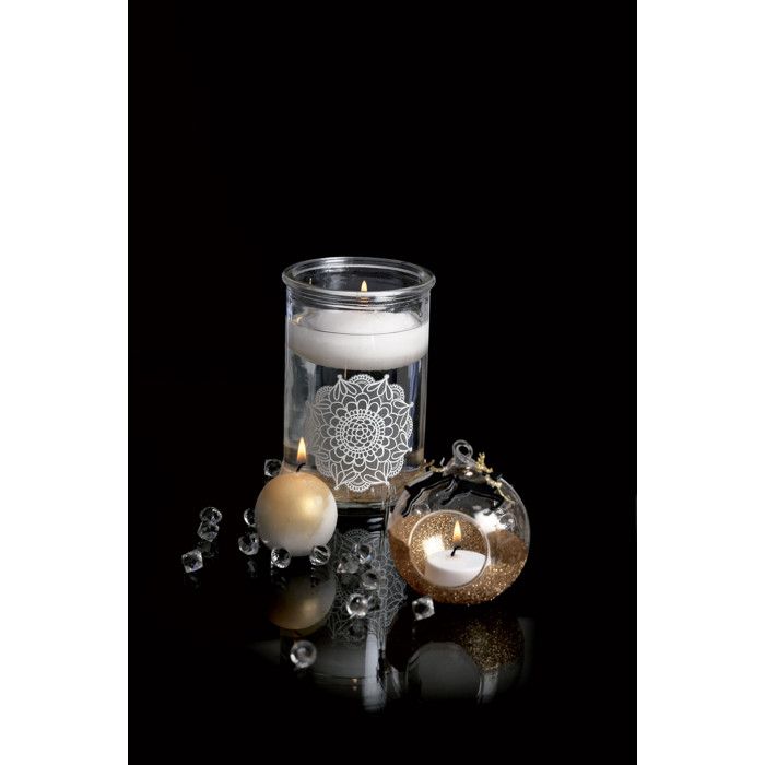 Glass Candy Box 14.5x8 Cm