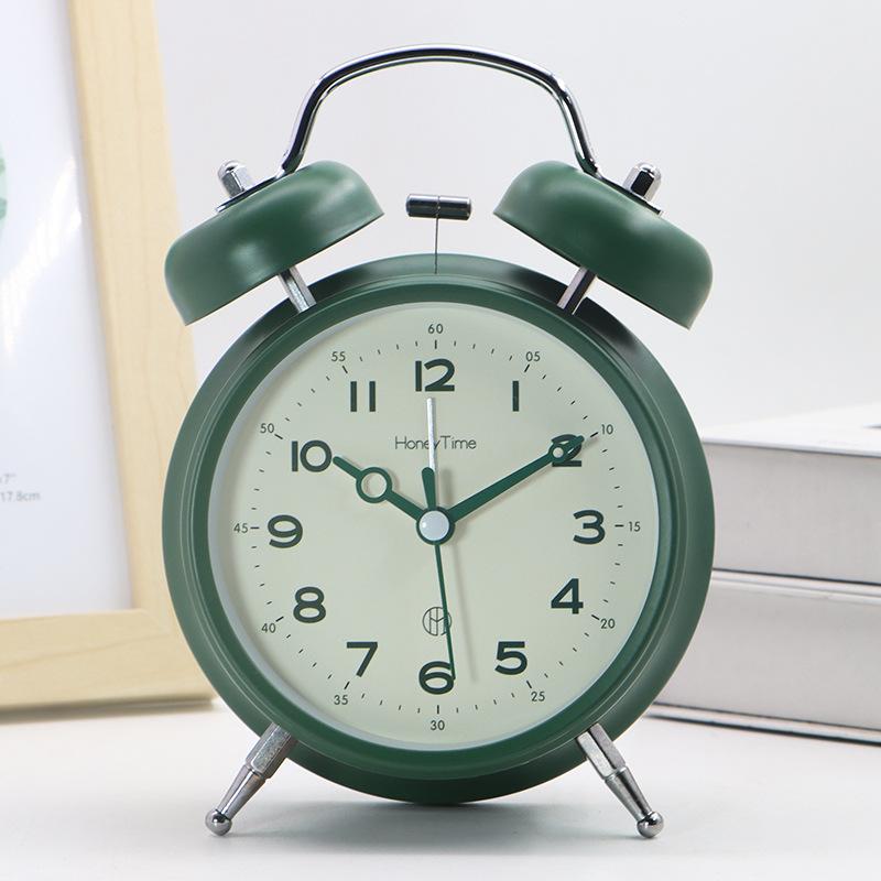 

Простой конфетно-цветной будильник громкий и для ленивых прикроватный ночник бесшумный простой модный для учеников начальной и средней школы