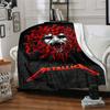 1pc Dragon guitarThemed Blanket Soft Flannel All Season Cozy Throw with Bold Graphic Print, Travel, or Holiday Gift for Family & Friends