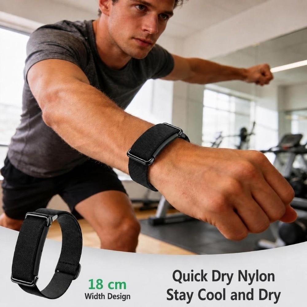 Nylon Sport Band Adjustable Arm Band New Replacement Wristband for Google Fitbit Air for Men Women