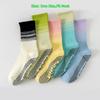 Non-Slip Pilates Socks Breathable Sport Socks Casual Mid Tube Socks