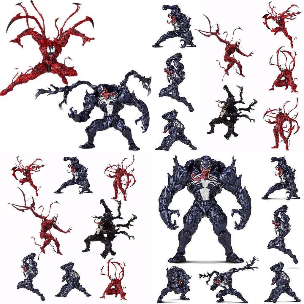 Bend And Spiderman Flex Venom Vs Carnage Action Figure Toys Doll 63inch