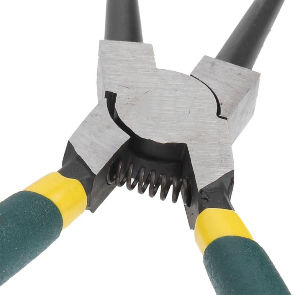 Straight Jaw Snap Ring Pliers 7-Inch Circlip Clamp Tool Retaining Ring Pliers For Ring Removal