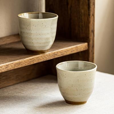 Ceramic Cups, Japanese Sesame Glaze, Handleless Cups, Vintage Hand-painted Tea Cups, Household Water Cups, Coffee Cups, Tavern Wine Glasses
