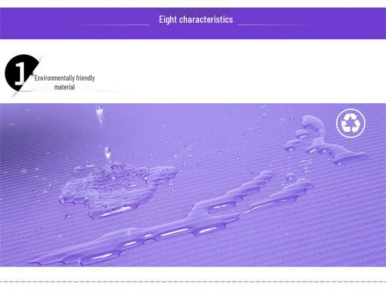 Thickened Non-Slip NBR Yoga Mat, 10mm Widened Exercise & Fitness Mat