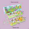 Wooden Animal Cartoon Jigsaw Puzzle Board - 30, 60, 98, 120-piece Toy for Early Childhood Education