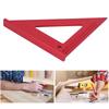 Woodworking Hole Scribing Gauge 45 90 Degree Aluminum Triangular Ruler Carpenter Marking Tool