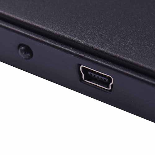 Black USB 2.0 HDD Enclosure SSD Case for 2.5 Inch External SATA Hard Disk Drive for Up To 2TB SATA Interface Hard Drive Disk