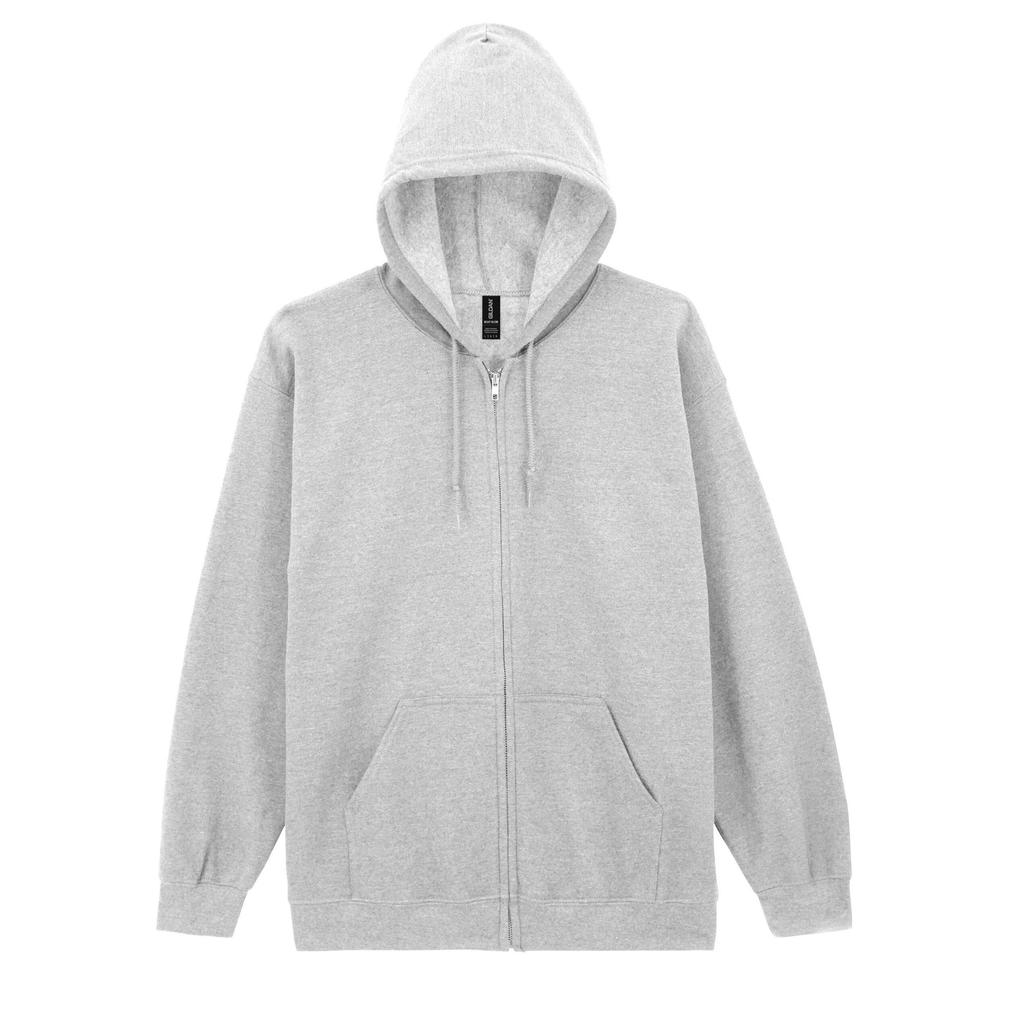 Gildan Heavy Blend Unisex Adult Full Zip Hooded Sweatshirt Top