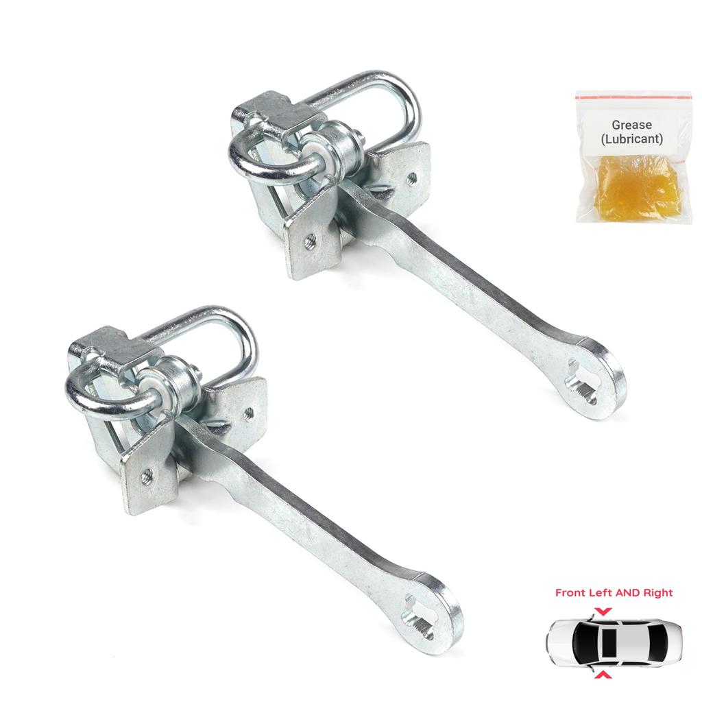 BDP727-1 2 Pieces Front Left AND Right Door Hinge Stop Check Strap Limiter for Vauxhall Opel Omega B 1994-2003 Cadillac Catera 1997-2001 5160232