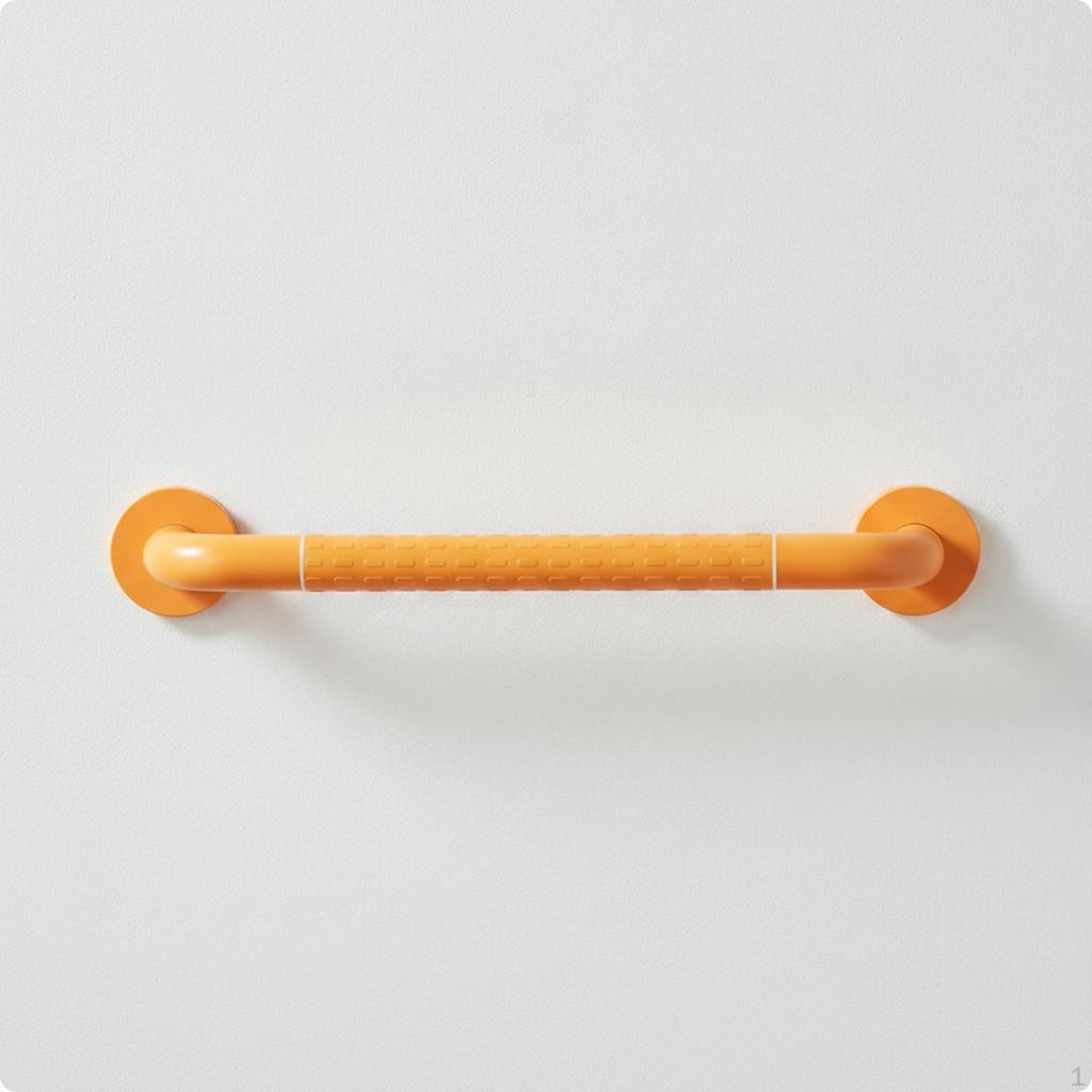 Grab Bar with AntiSlip Texturing | Sturdy StainlessSteel Inner Tube, Bathroom Bar, for Shower