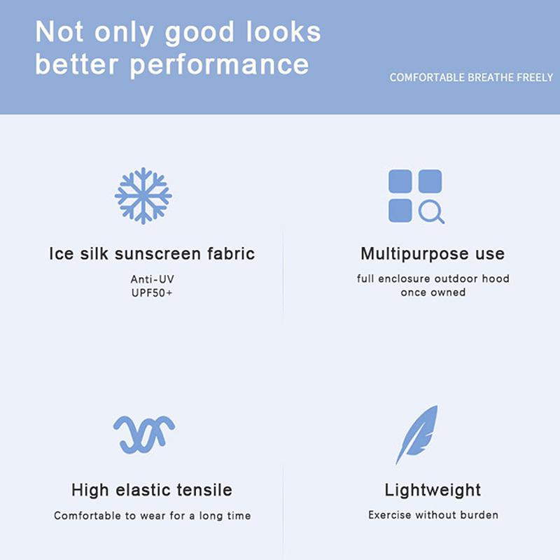 Riding Windproof Headgear Breathable Sunscreen Full Face Mask Cycling Hat