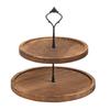 Decorative Wooden Cupcake Stand 2/3-Layer Cake Serving Tray Cupcake Holder Shelf  Dried Fruit