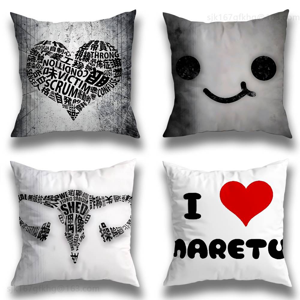 I Love Maretu pillow cover living room sofa cushion cover bedroom room bed pillow cover home decoration