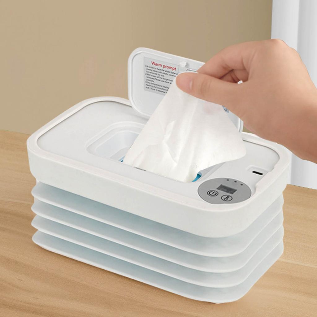 Baby Wipe Warmer Diaper Wipe Dispenser For Heating, Nursery, Road Trips, Camping, Versatile Business Care