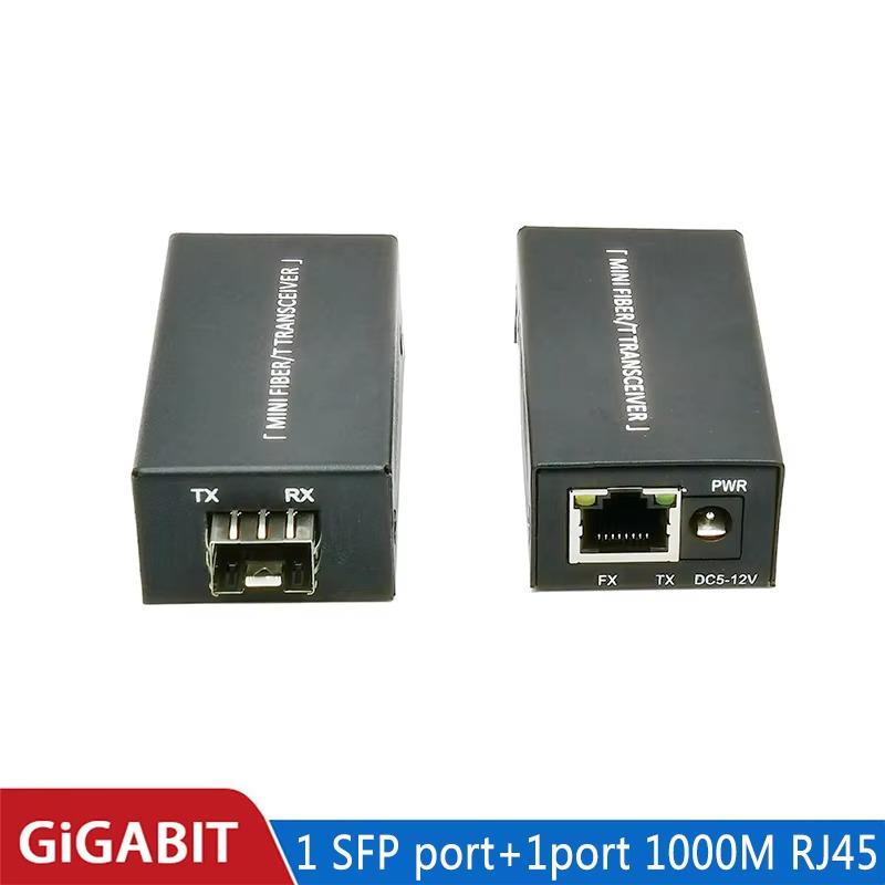 Mini Gigabit LC/SC SFP Fiber Optic Transceiver PCBA (1 Optical, 1 Electrical)