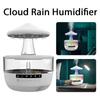 Multifunktionaler Luftbefeuchter Bluetooth-Lautsprecher Tischlampe Regentropfen-Effekt Lautsprecher Nachtlichter RGB Büro Schlafzimmer Aromatherapie