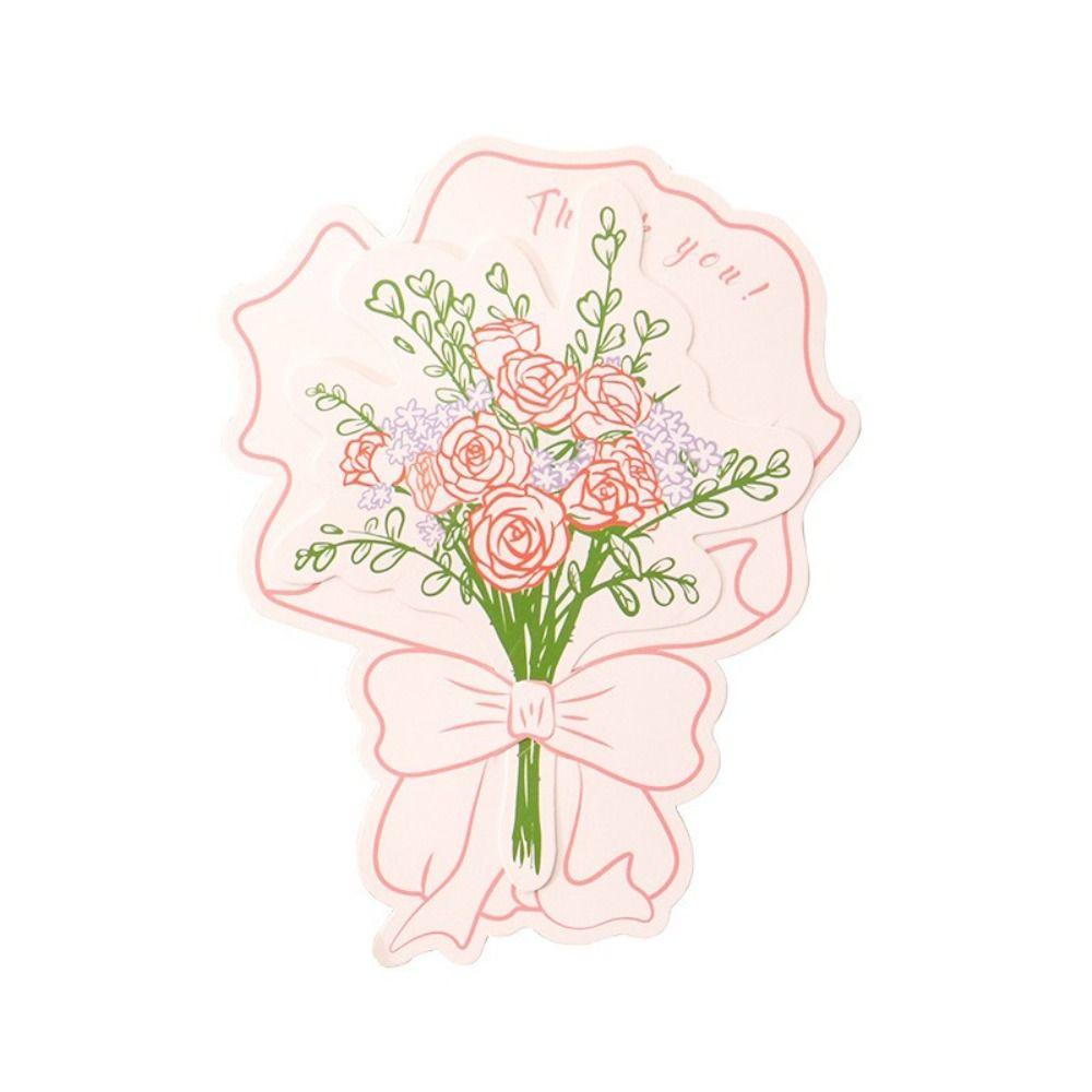 Mini Size Thank You Card DIY Bless Card Ins Cake Decor Tag  Birthday Gift