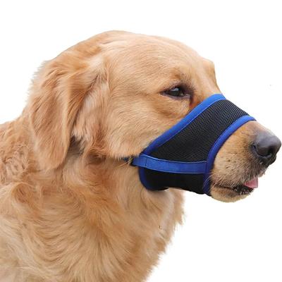 Dog Muzzles Lightweight Breathable Air Mesh Muzzle for Small Medium Large Dogs Adjustable Loop Pet Puppy Muzzle Allows Drinking