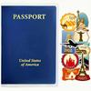 [Passport Holder] 2/4pcs Durable Passport Holder with Multi-Card Slots, Scratch-Resistant Document Protector - Transparent