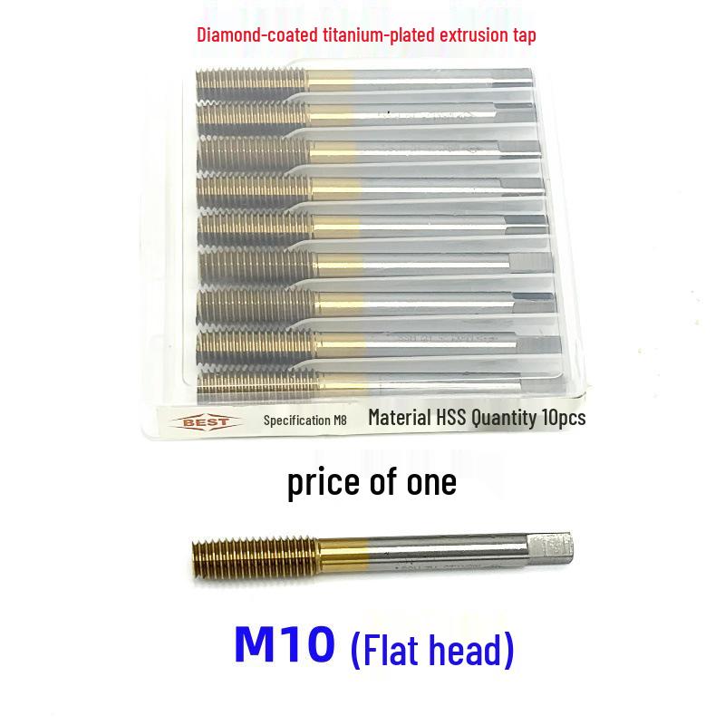 Premium Cobalt-Plated Titanium Extrusion Tap Set: M2-M16 Sizes