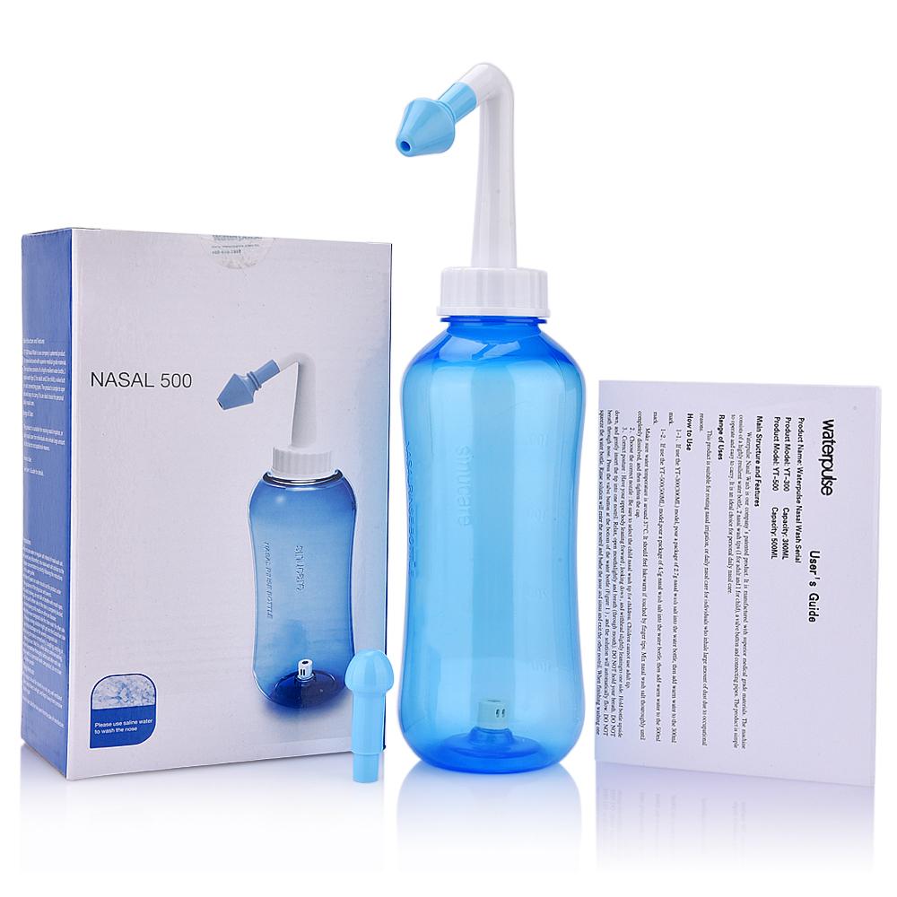 

Аспиратор для носа, промывание носа, очиститель для носа, 300 мл, лечение аллергического ринита, синусита, нети-пот для детей и взрослых, медицинское обслуживание синий