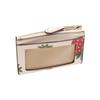 Coach Porta carte sottile in tela rivestita con portafoglio in pelle, porta carte da donna Bianco e Rosso CH541-IMCAH