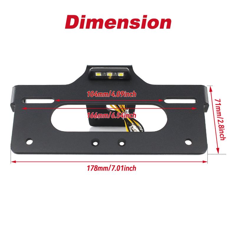 Motorcycle License Plate Holder Rear Tail Tidy Fender Eliminator Kit Fit For KTM 1390 Super Duke R /Evo 990 Duke 2024 2025