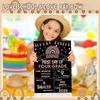 First Day and Last Day School Board Boho Back to School Sign School Chalkboard First Day Photo Prop Sign Rainbow 1st Day Chalk Board for Kids