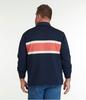LLB Vintage Soft Chest Stripe US Fit Regular L Classic Navy Blue 1000222465 Men's Rugby,