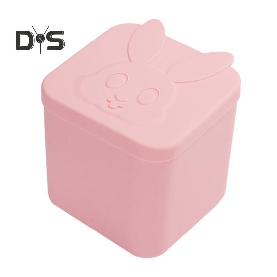 Silicone Bear Bunny Dips Containers Salad Dressing Container Condiment Snacking Box with Lids Food Safe Lunchbox Organizer for Kids