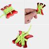 5Pcs Wind Rope Buckle Porous Non-slip Turtle Back Shape Aluminum Alloy Turtle Back Curved Rope Winder Outdoor Camping