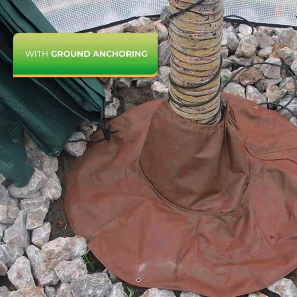 Winter-Palmen-Wurzelschutz, multifunktionaler Frostschutz für Baumwurzeln mit konstanter Temperatur, mit elastischer Kordel