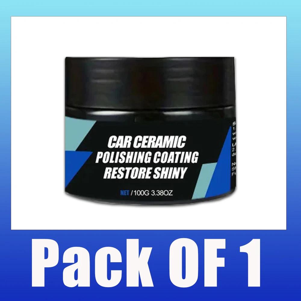 

QC19 100 г Автомобильный керамический нано воск покрытие Авто Кристал Гидрофобный слой Защита от царапин Полировка автомобиля Воск для покрытия для удаления царапин