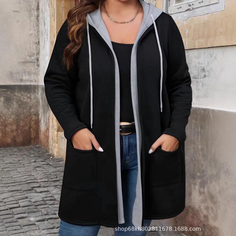 

Autumn and Winter Elegant Solid Color Stitching Fake Link Women s Tops L чорний