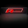 Car Front Grille Sticker Badge Head Grill R LINE Emblem LED Light For Volkswagen CC Polo Golf 4 5 6 7 MK7 MK5 MK4 MK6 Passat Touran Scirocco
