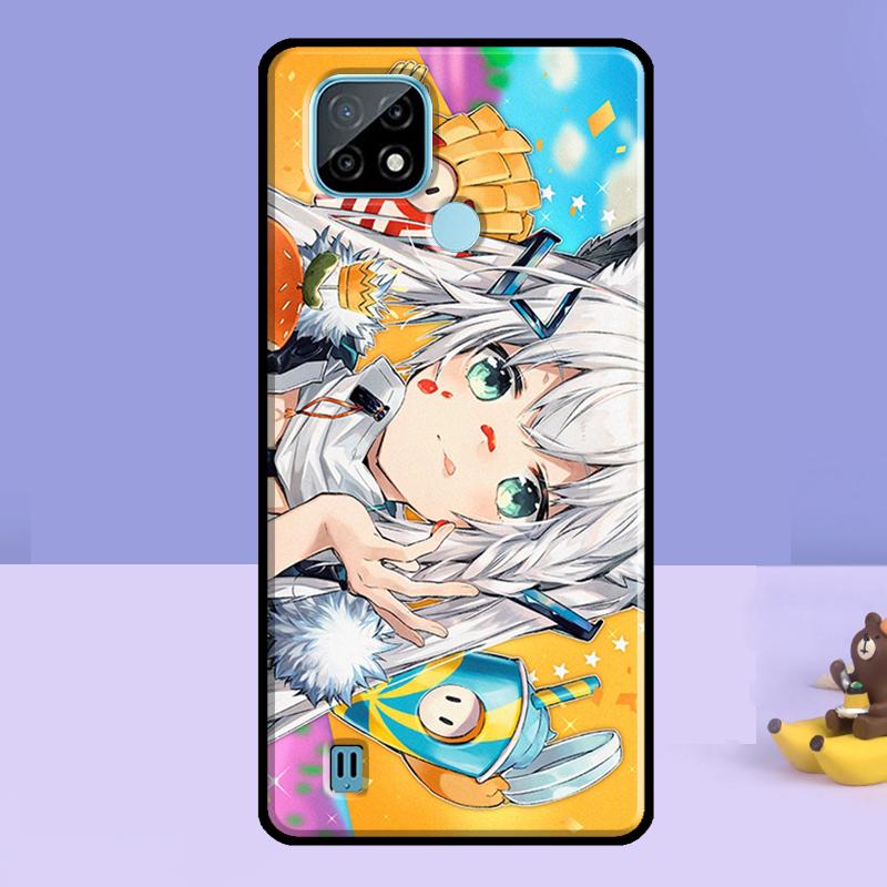 Shirakami Fubuki Hololive Case For Realme C75 C67 C61 C55 C53 C51 C35 C21Y C25S GT 7 Pro 6 6T 10 11 12 13 14 Pro Plus