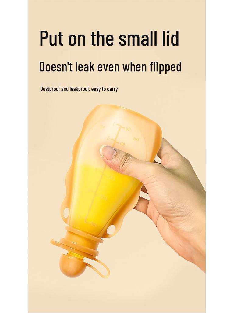 Bolsa de Silicone para Armazenamento de Comida e Leite para Bebê