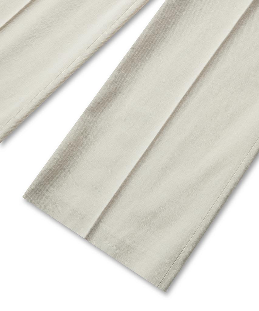Teilleochaedeu Bridge Linen Wide Trousers