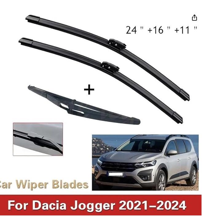 

Wiper 24 + 16 + 11 for Duster jogger Renault 2025-2025 Duster jogger2021-2024 for Renault