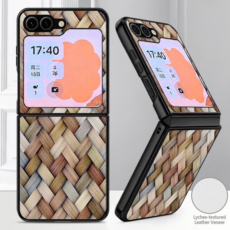 Colorful Marble Case For Samsung Galaxy Z Flip 8 7 6 5 Flip8 Flip7 Flip6 Luxury Leather Skin Hard Folding Phone Cover