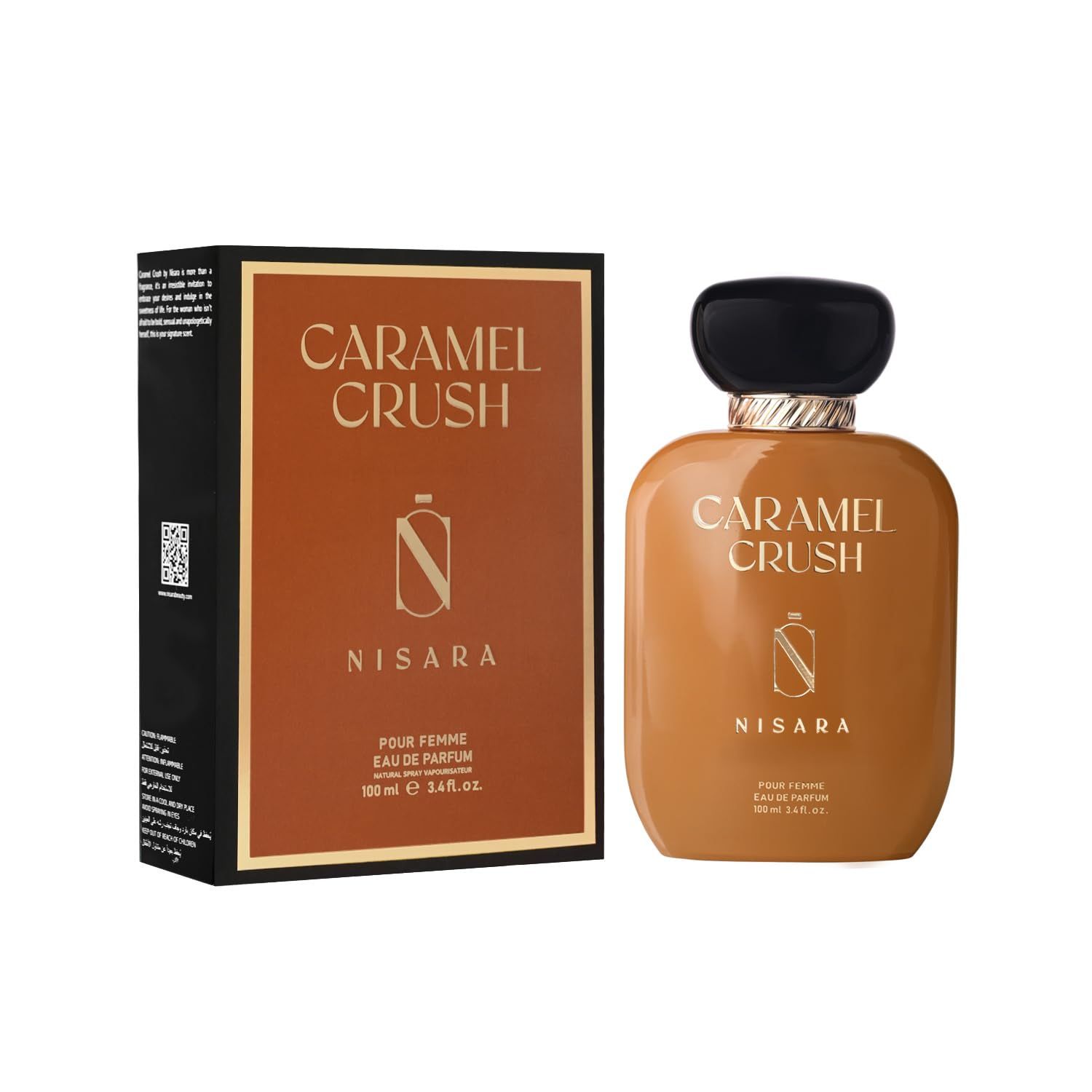 

Nisara Caramel Crush Гурманский парфюм для женщин 100 мл | Стойкая парфюмерная вода 100ML